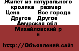 Жилет из натурального кролика,44размер › Цена ­ 500 - Все города Другое » Другое   . Амурская обл.,Михайловский р-н